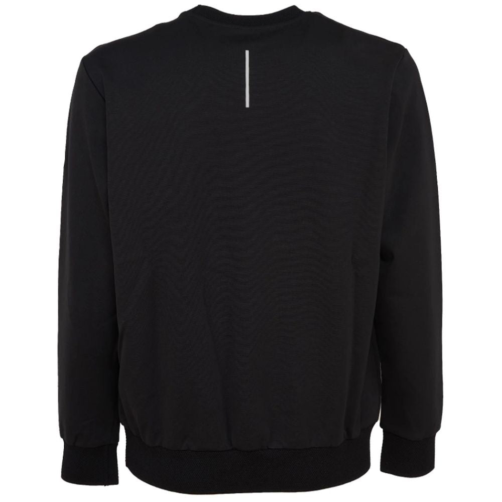 People Of Shibuya Black Cotton Men Sweater