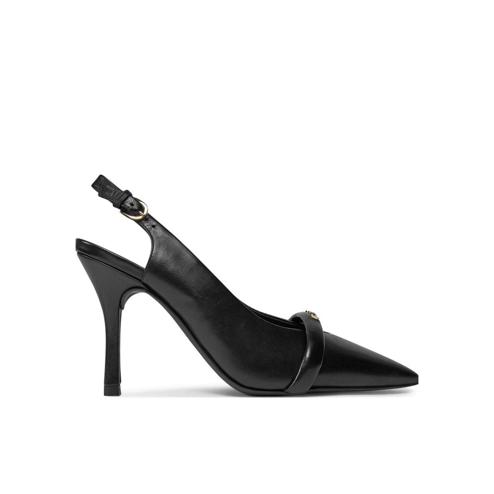 Furla Black Leather High Heel Pumps