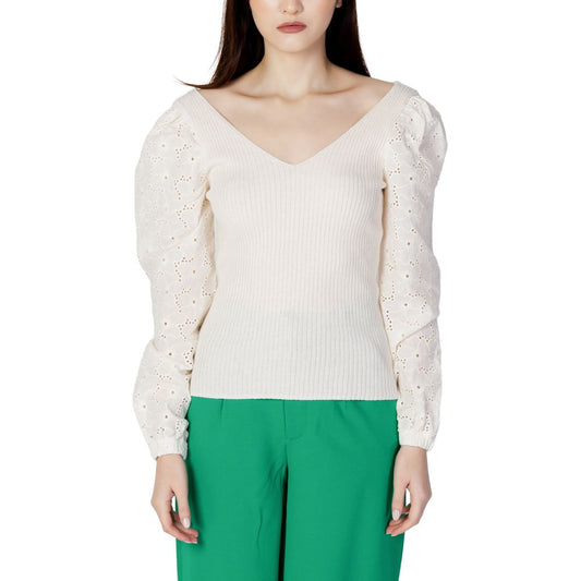 Only Beige Cotton Sweatshirt
