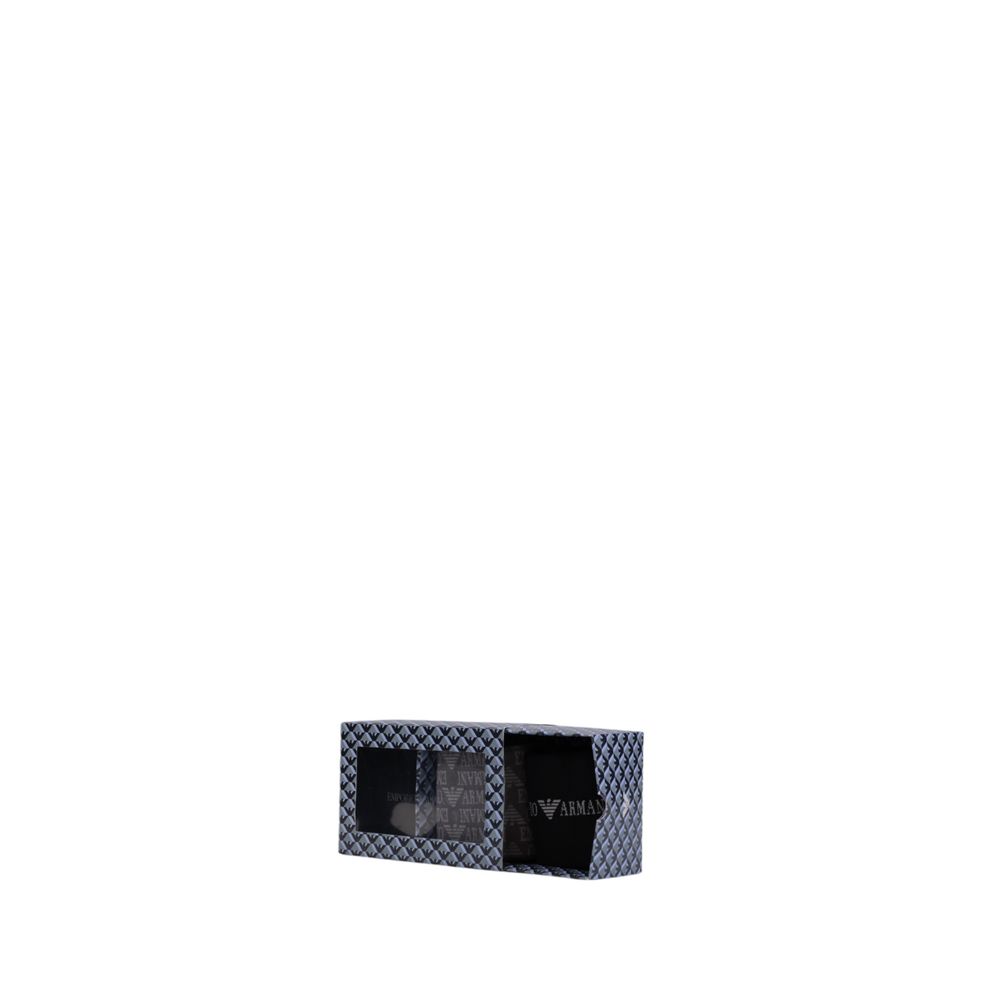 Emporio Armani Underwear Black Cotton Socks