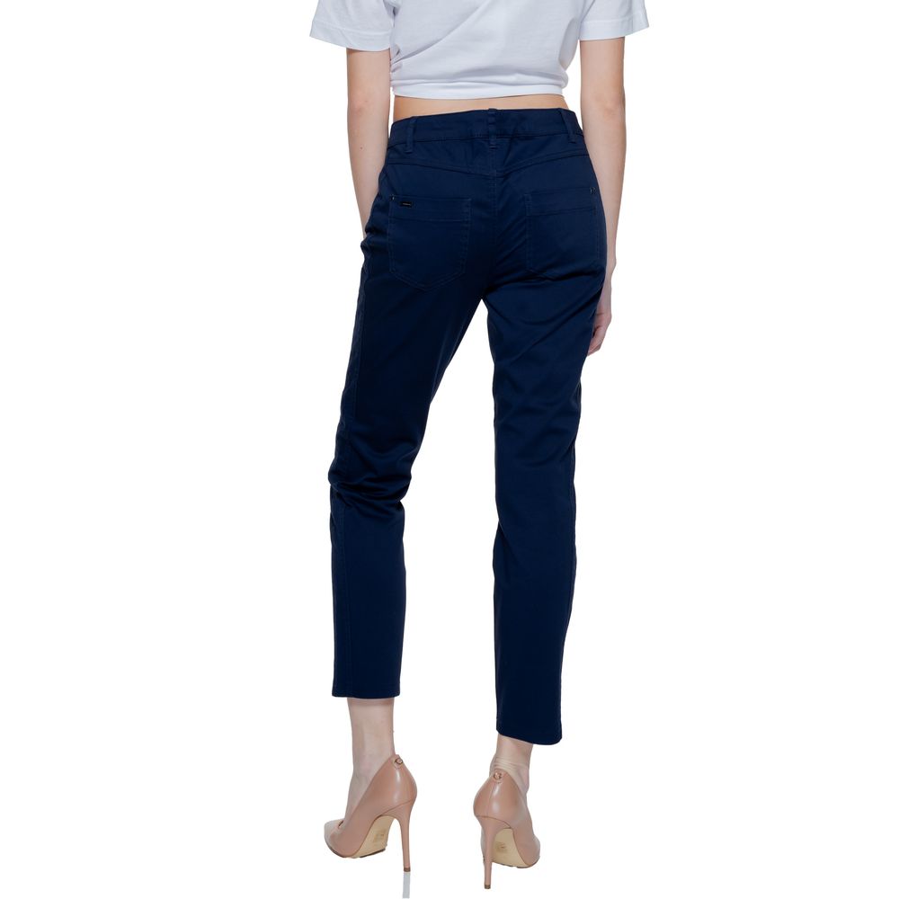 Street One Blue Cotton Pant