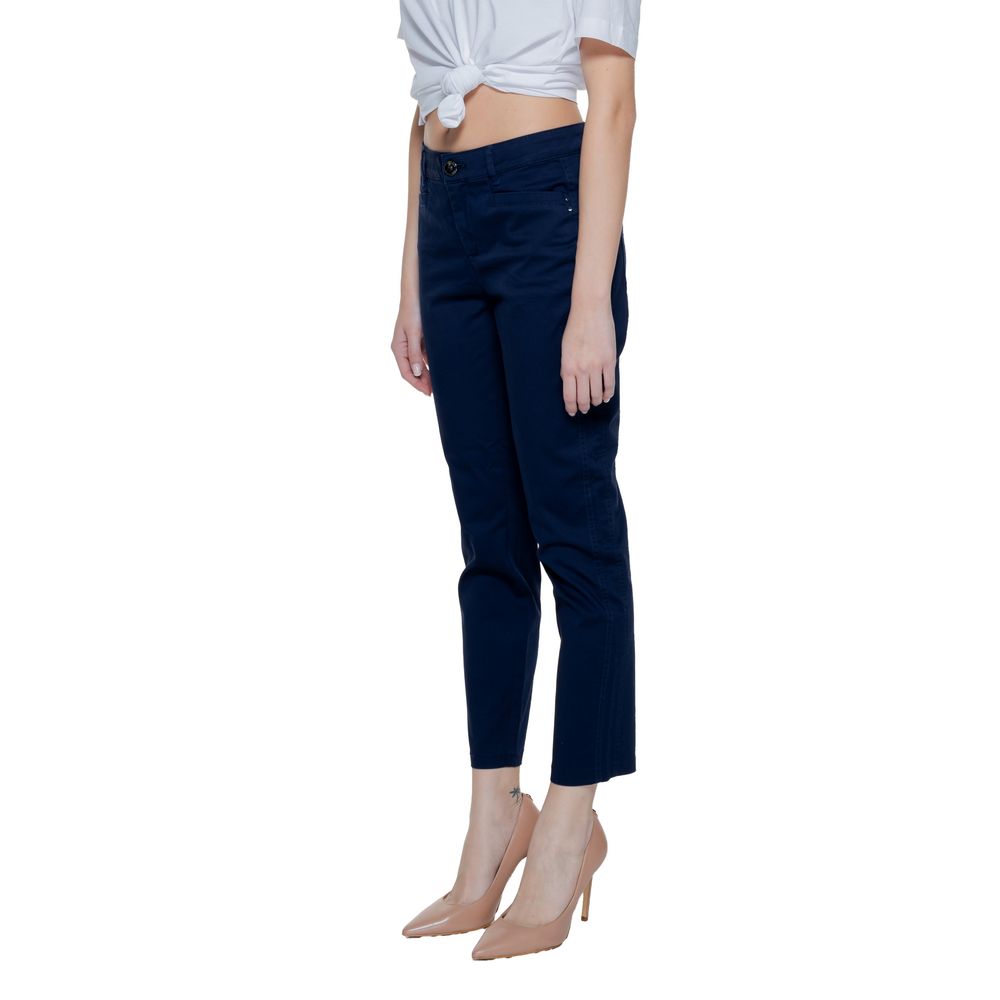 Street One Blue Cotton Pant
