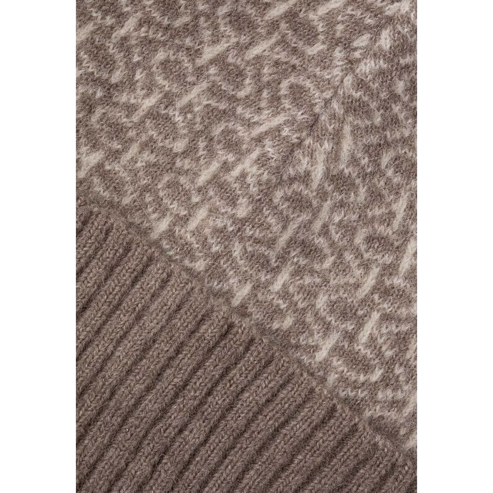 Calvin Klein Beige Alpaca Leather Cap (Baseball Hat)