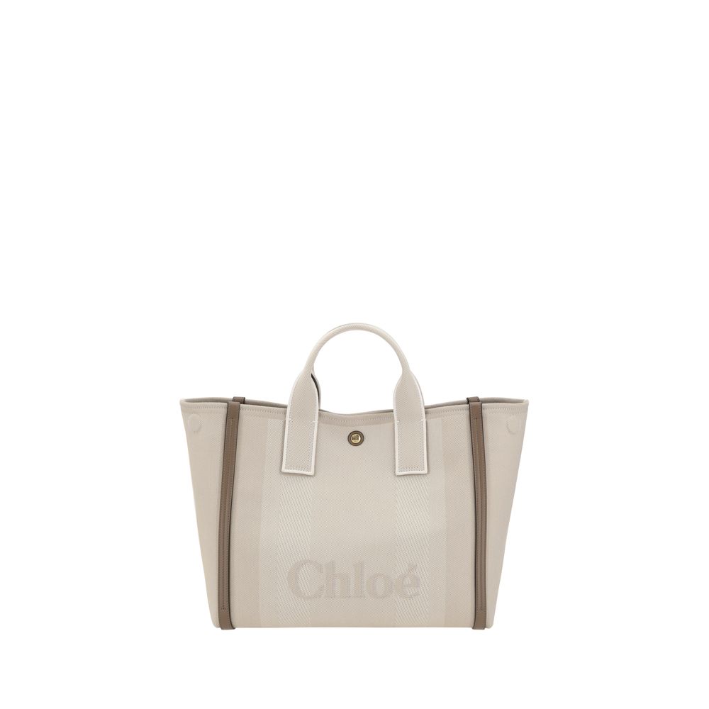 Chloé Beige Cotton Handbag