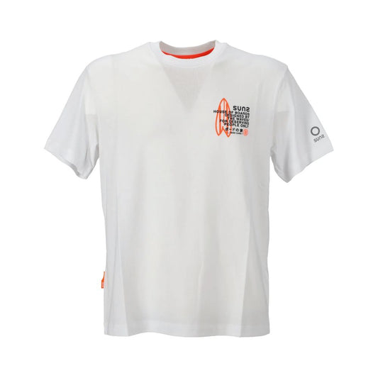 Suns White Cotton T-Shirt