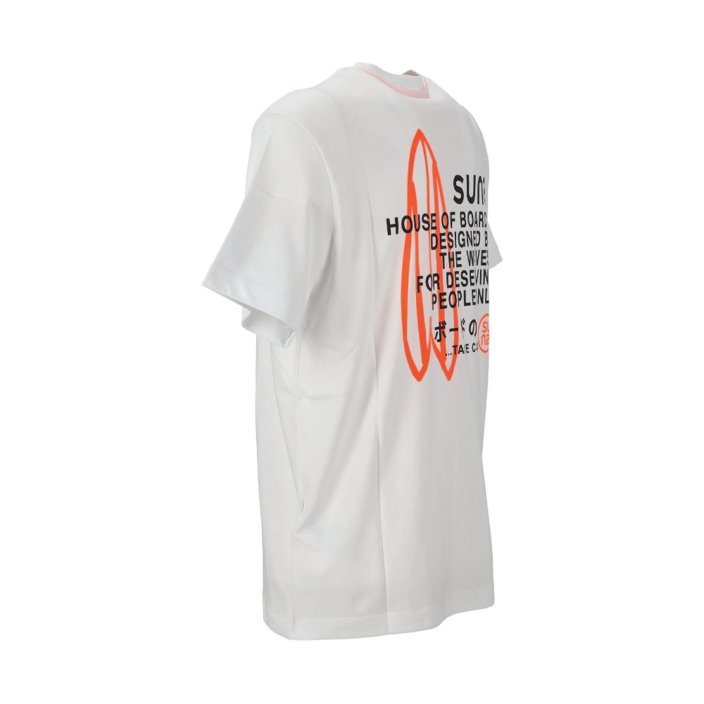 Suns White Cotton T-Shirt