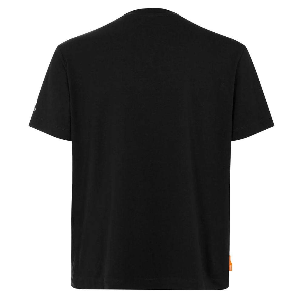 Suns Black Cotton Men T-Shirt