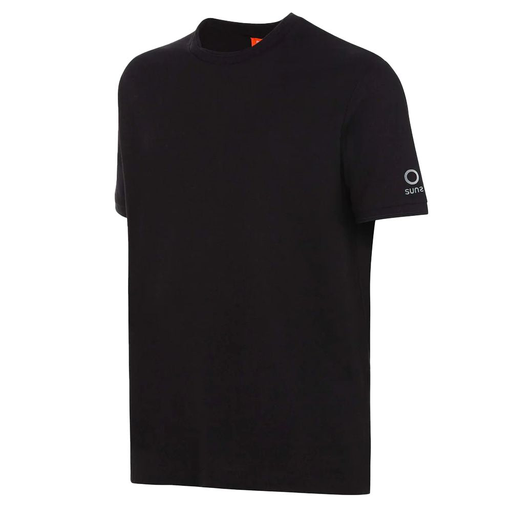 Suns Black Cotton T-Shirt
