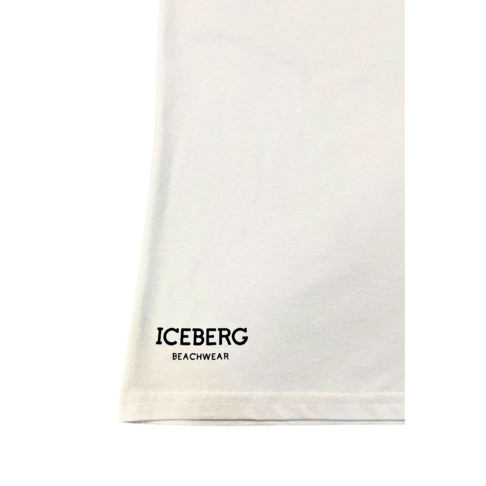 Iceberg White Cotton Men T-Shirt