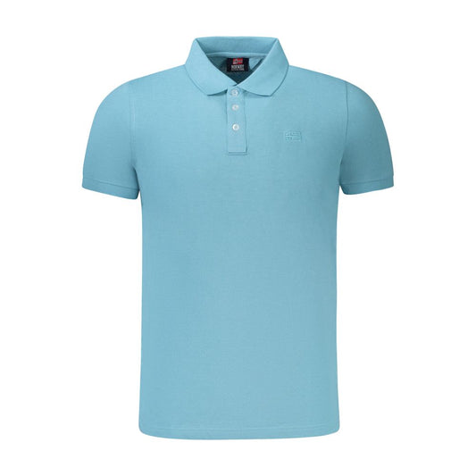 Norway 1963 Light Blue Cotton Men Polo Shirt