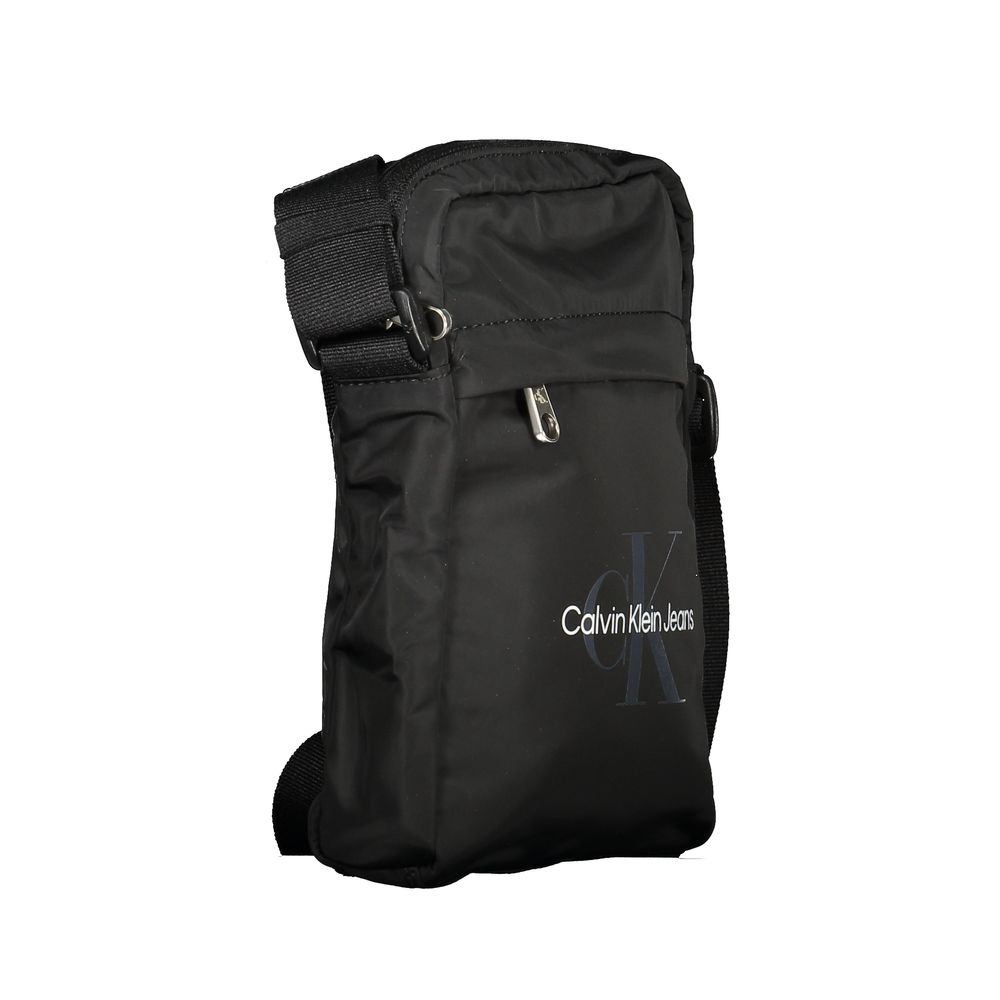 Calvin Klein Black Polyester Men Shoulder Bag