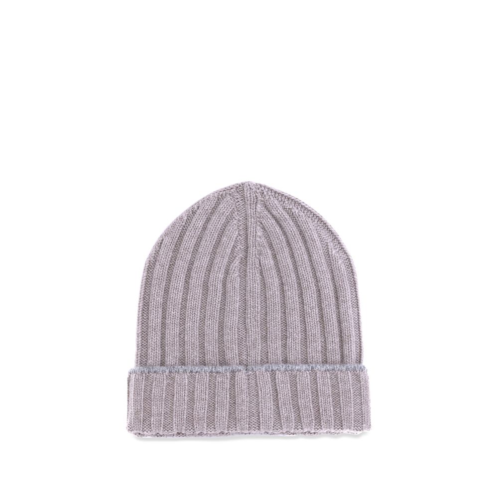 Brunello Cucinelli Beige Cashmere Beanie