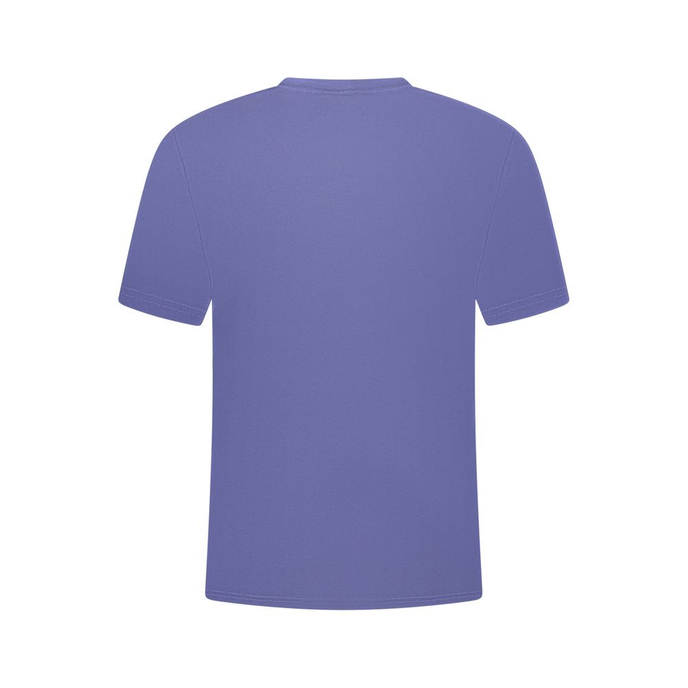 K-WAY Blue Cotton Men T-Shirt