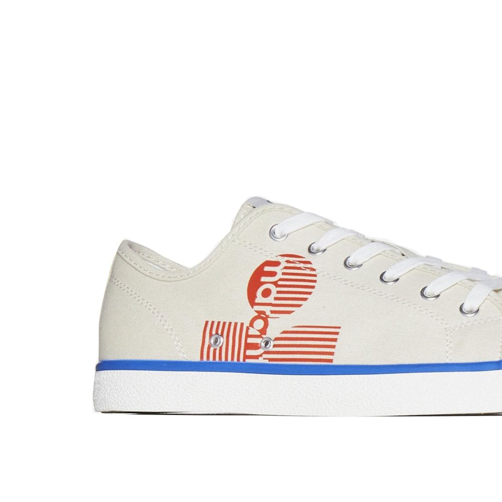 Isabel Marant Beige Canvas Low Top Sneakers