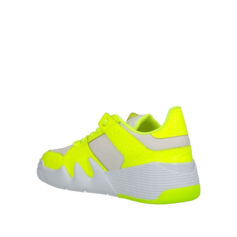 Giuseppe Zanotti White Calfskin Chunky Sneakers