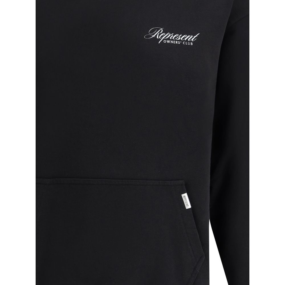 Represent Black Cotton Sweatshirt