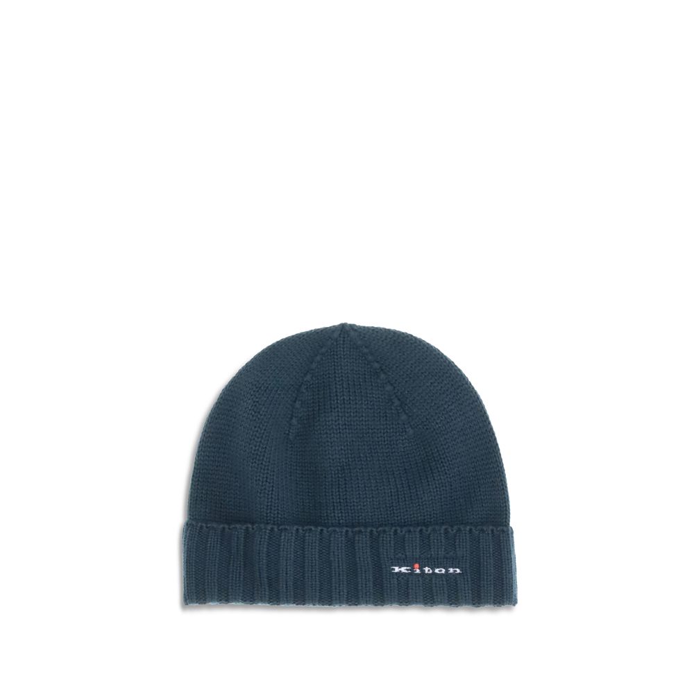 Kiton Green Wool Beanie