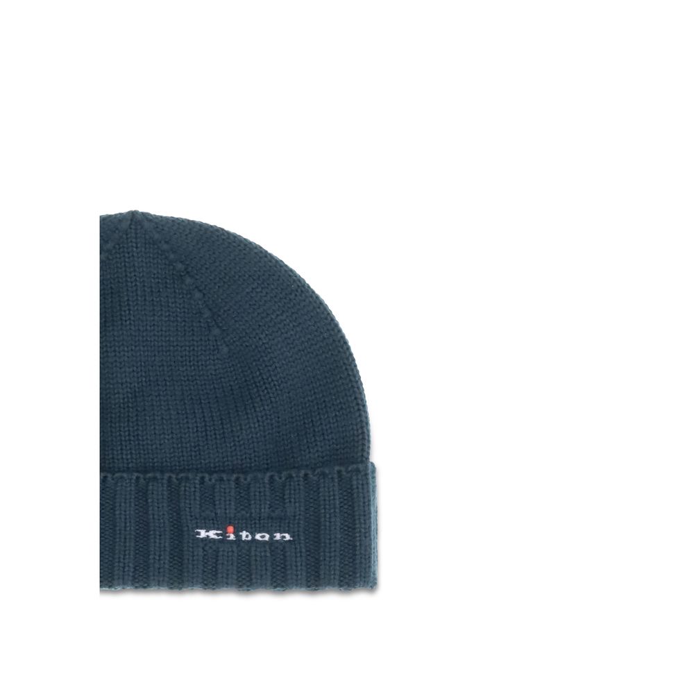 Kiton Green Wool Beanie