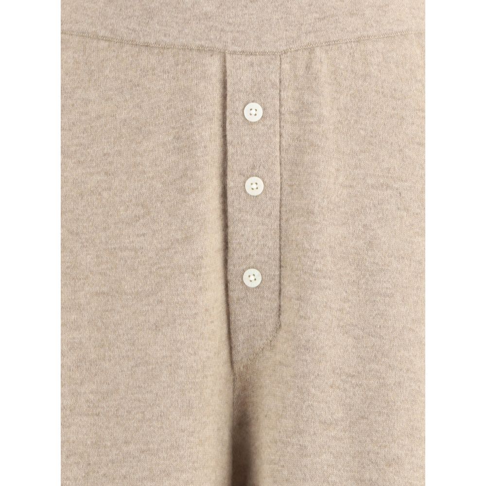 Guest in Residence Beige Cashmere Casual Pants