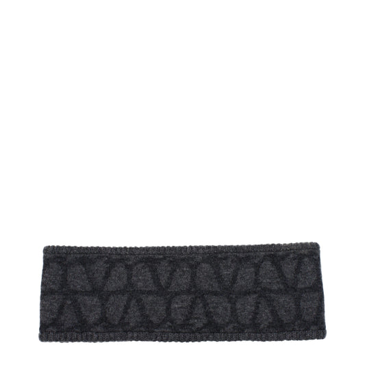 Valentino Garavani Gray Wool Headband