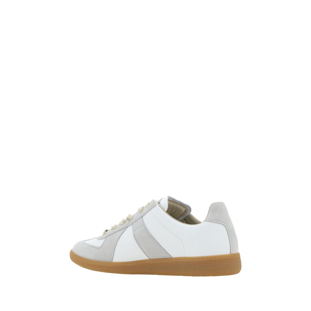 Margiela White Rubber Low Top Sneakers