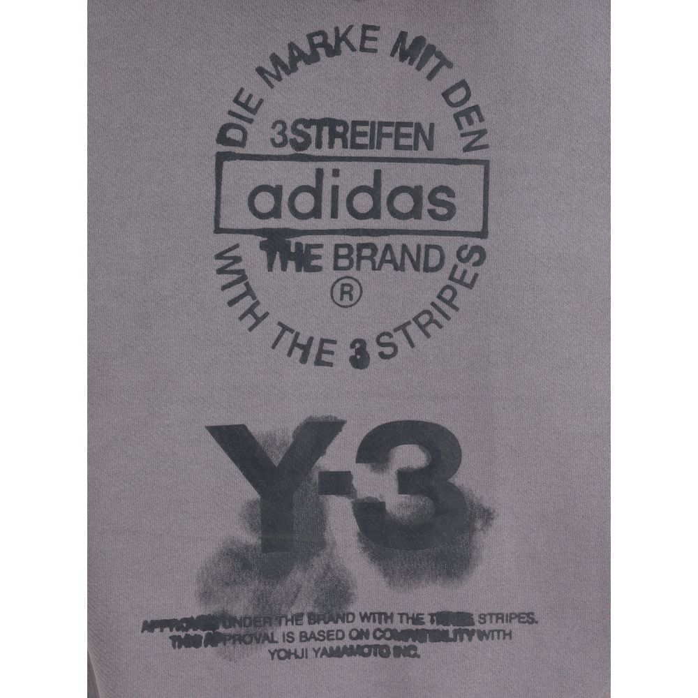 Y-3 Gray Cotton Sweatshirt