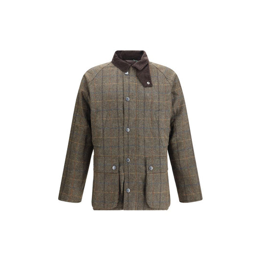 Barbour Green Wool Coat