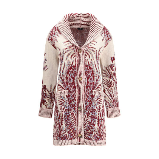 Etro Multicolor Wool Cardigan