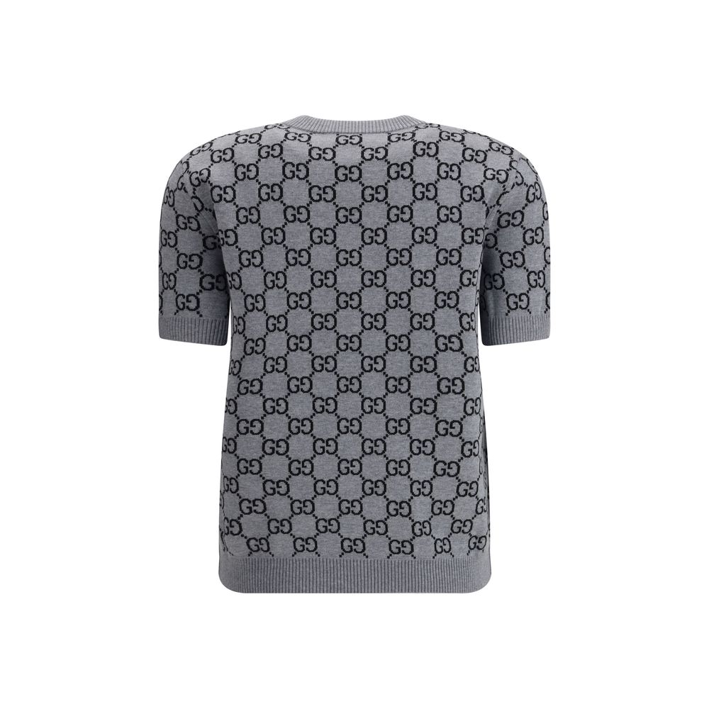 Gucci Gray Wool Sweatshirt