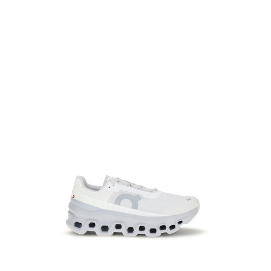 ON White Polyester Athletic Sneakers
