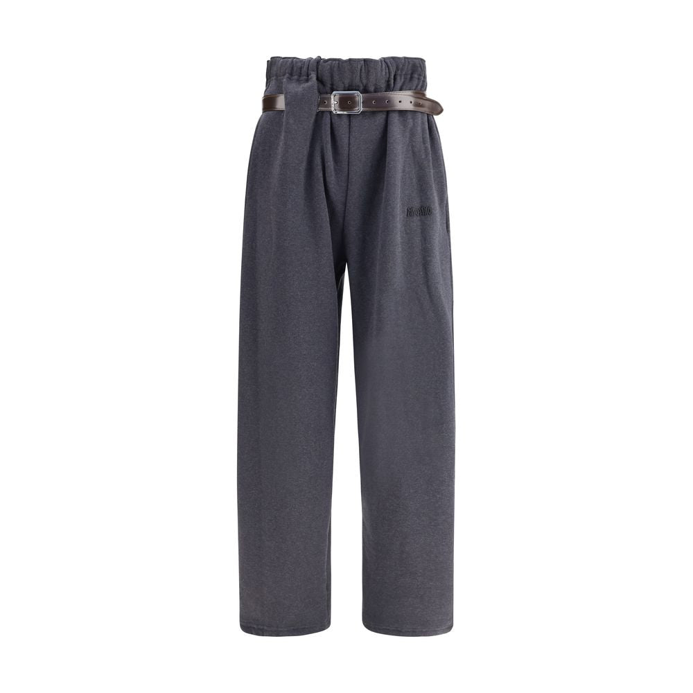 Magliano Gray Cotton Casual Pants