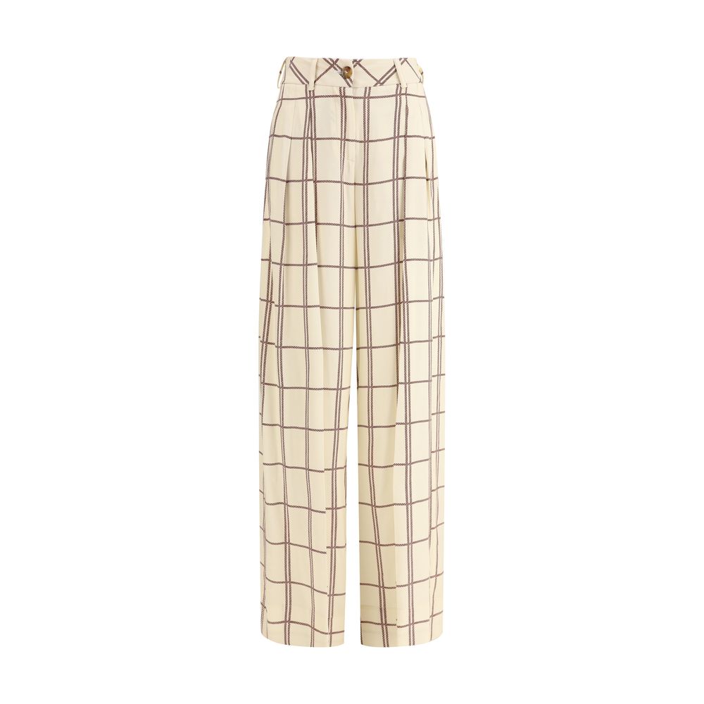 Crida Milano Multicolor Viscose Casual Pants