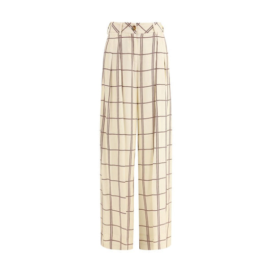 Crida Milano Multicolor Viscose Casual Pants