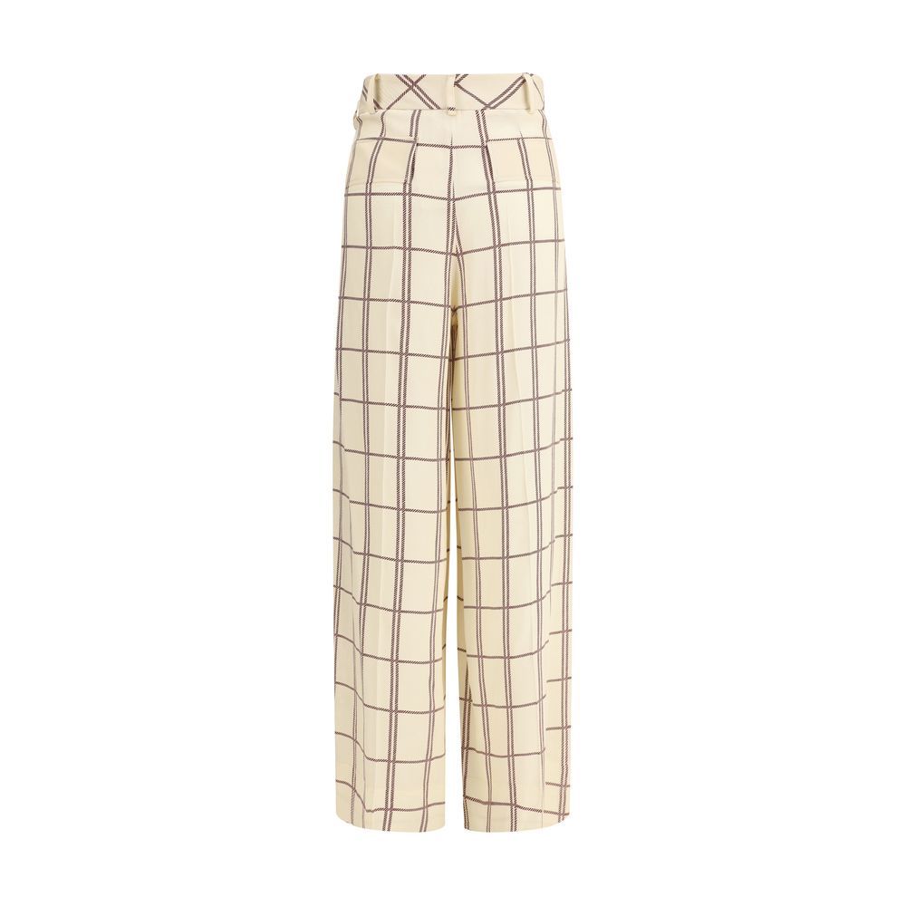 Crida Milano Multicolor Viscose Casual Pants