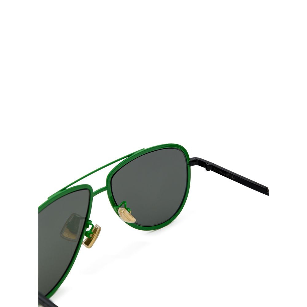 Bottega Veneta Green Metal Sunglass