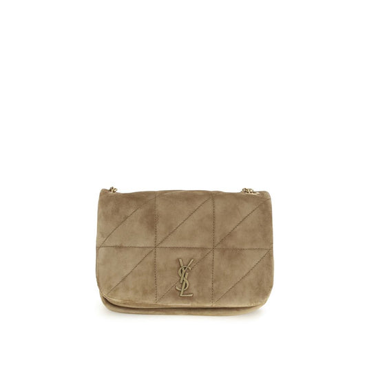 Saint Laurent Beige Calf Leather Bos Taurus Shoulder Bag
