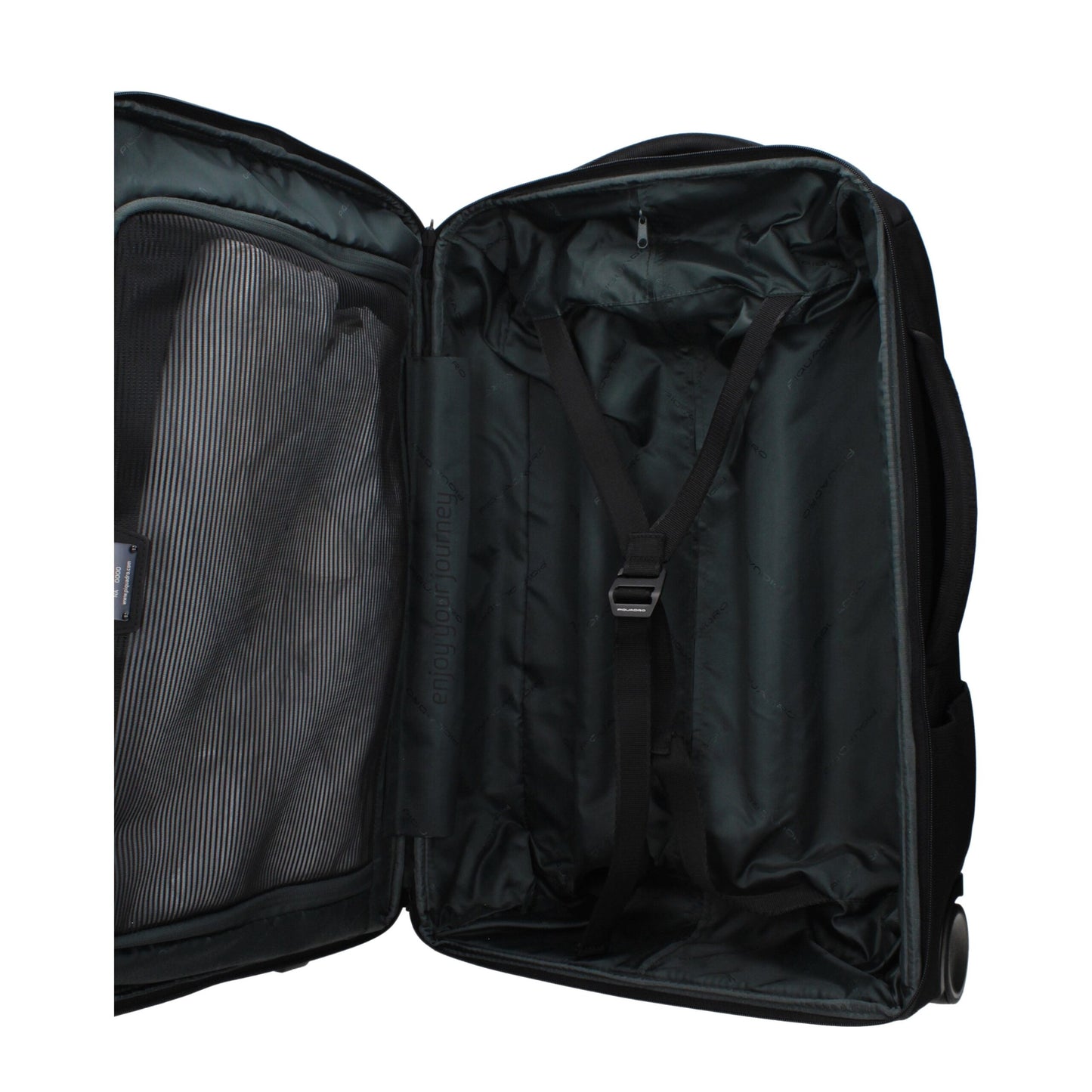Piquadro Black Fabric Luggage And Travel