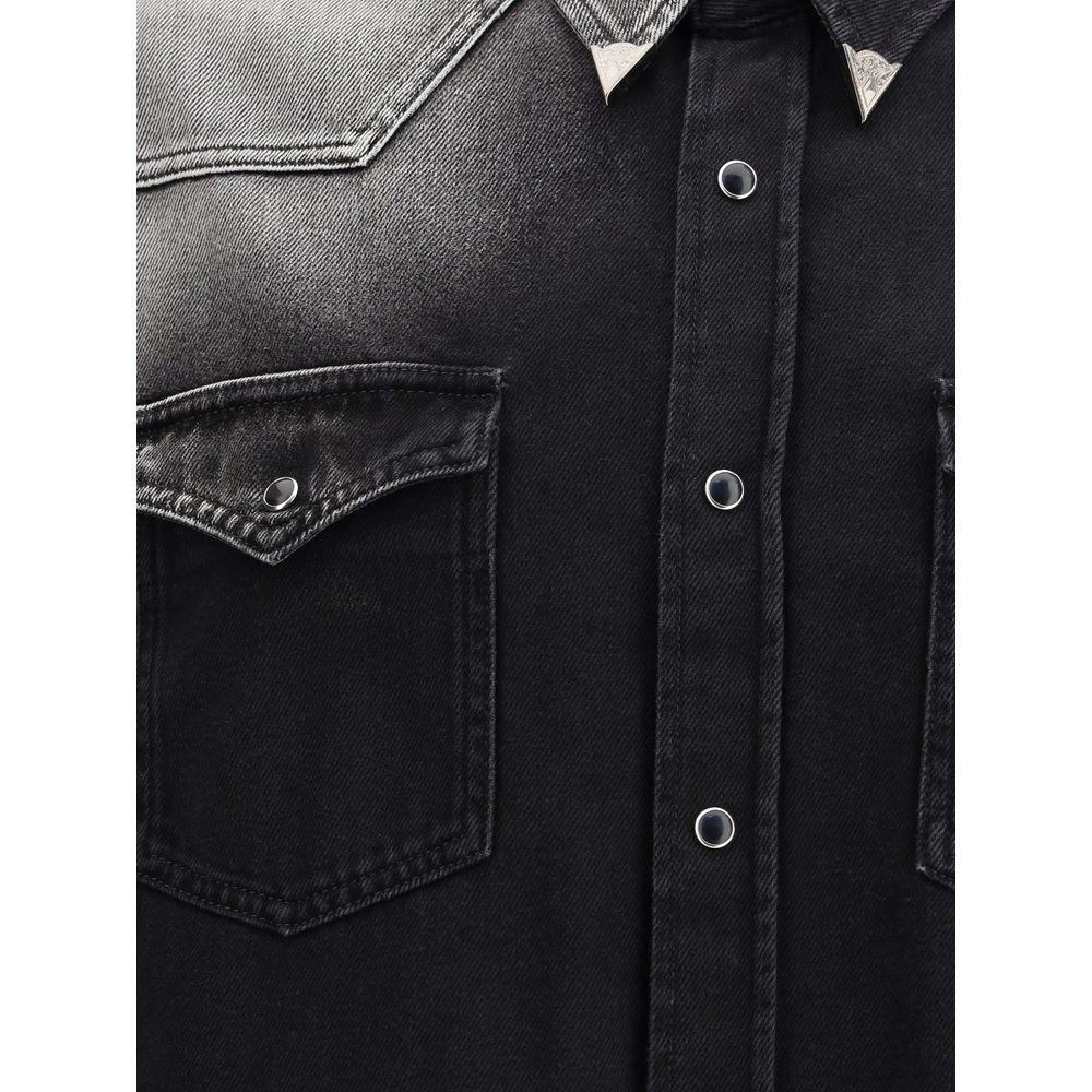MM6 Black Denim Shirt