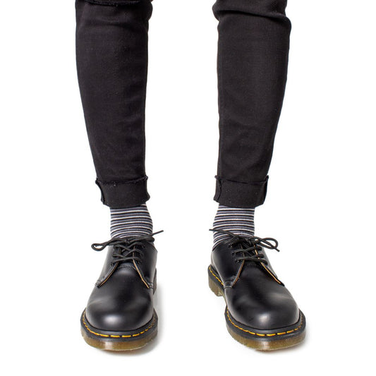 Dr. Martens Black Leather Oxfords And Derbies