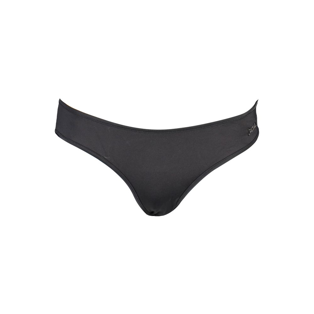 Karl Lagerfeld Black Elastane Swimwear