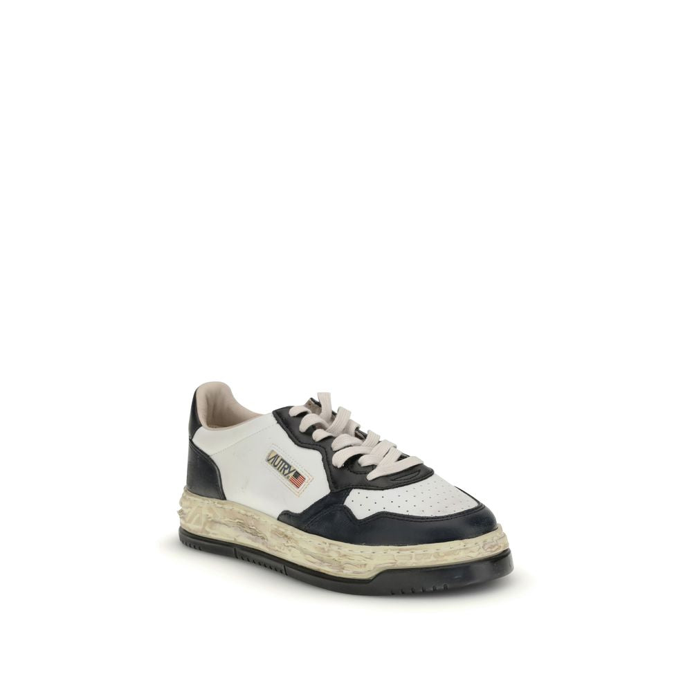 Autry Cream Leather Athletic Sneakers