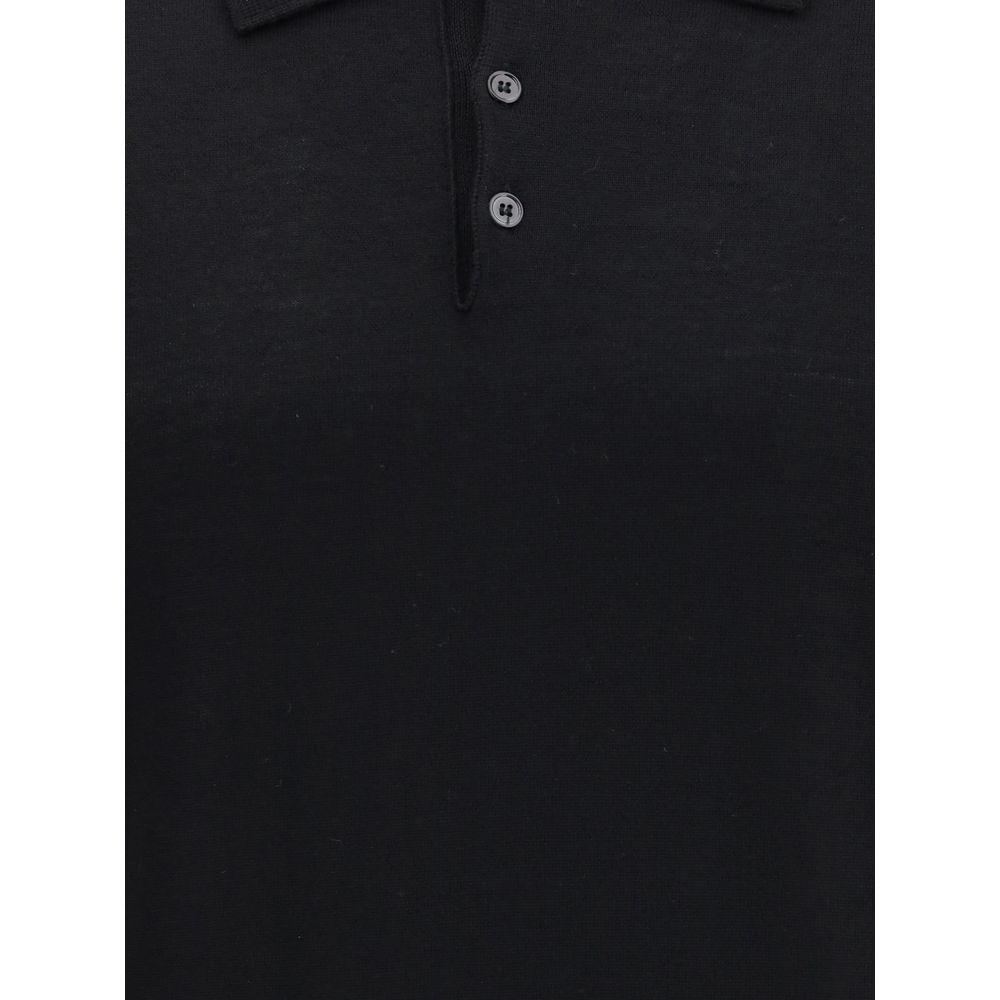 Cruna Black Wool Sweatshirt