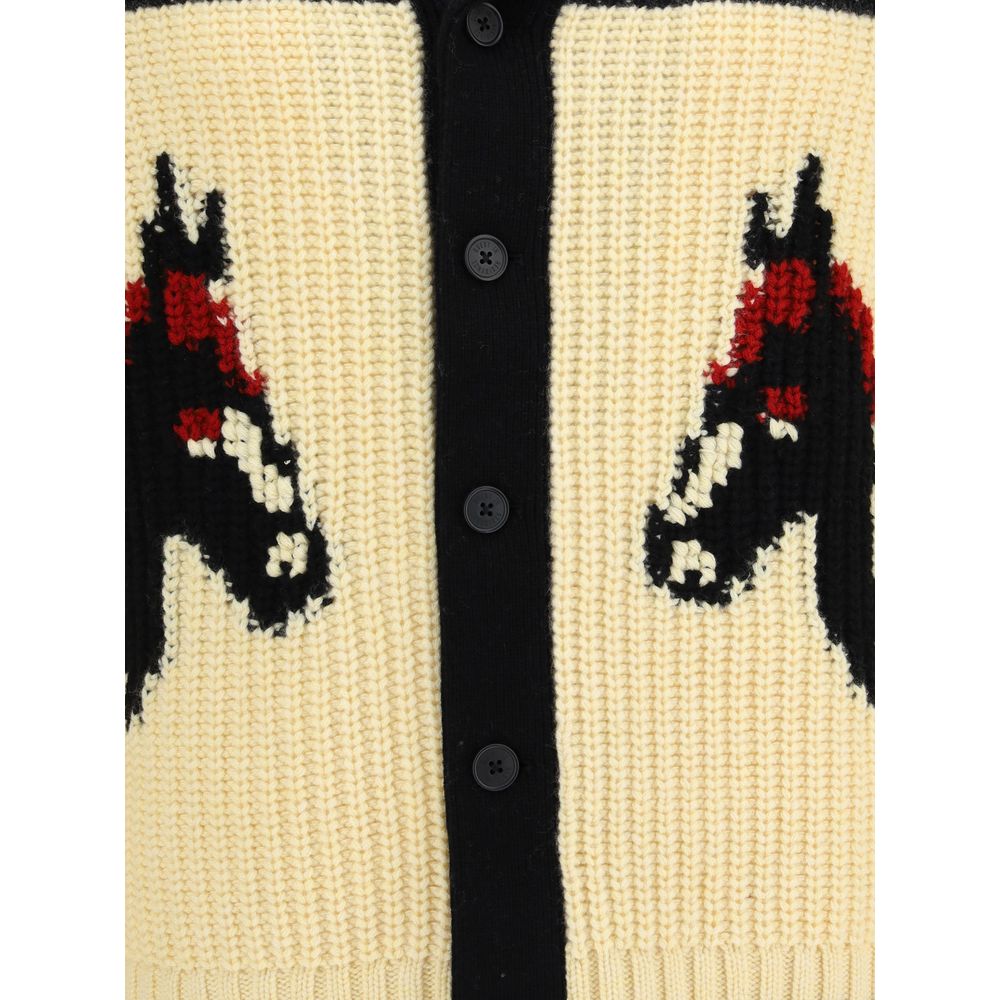 Guest in Residence Cream Wool Cardigan