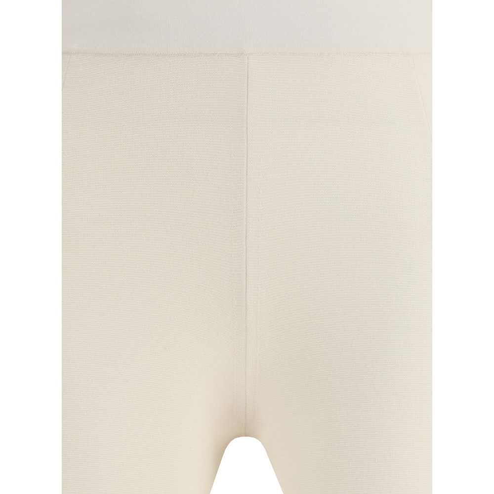 Max Mara Cream Viscose Casual Pants