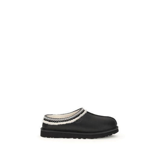 UGG Black Leather Mules