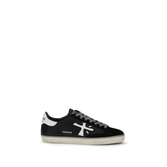 Premiata Black Rubber Low Top Sneakers