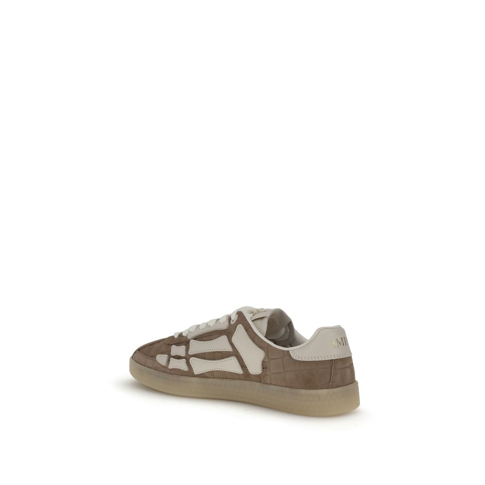 Amiri Beige Calf Leather Bos Taurus Athletic Sneakers