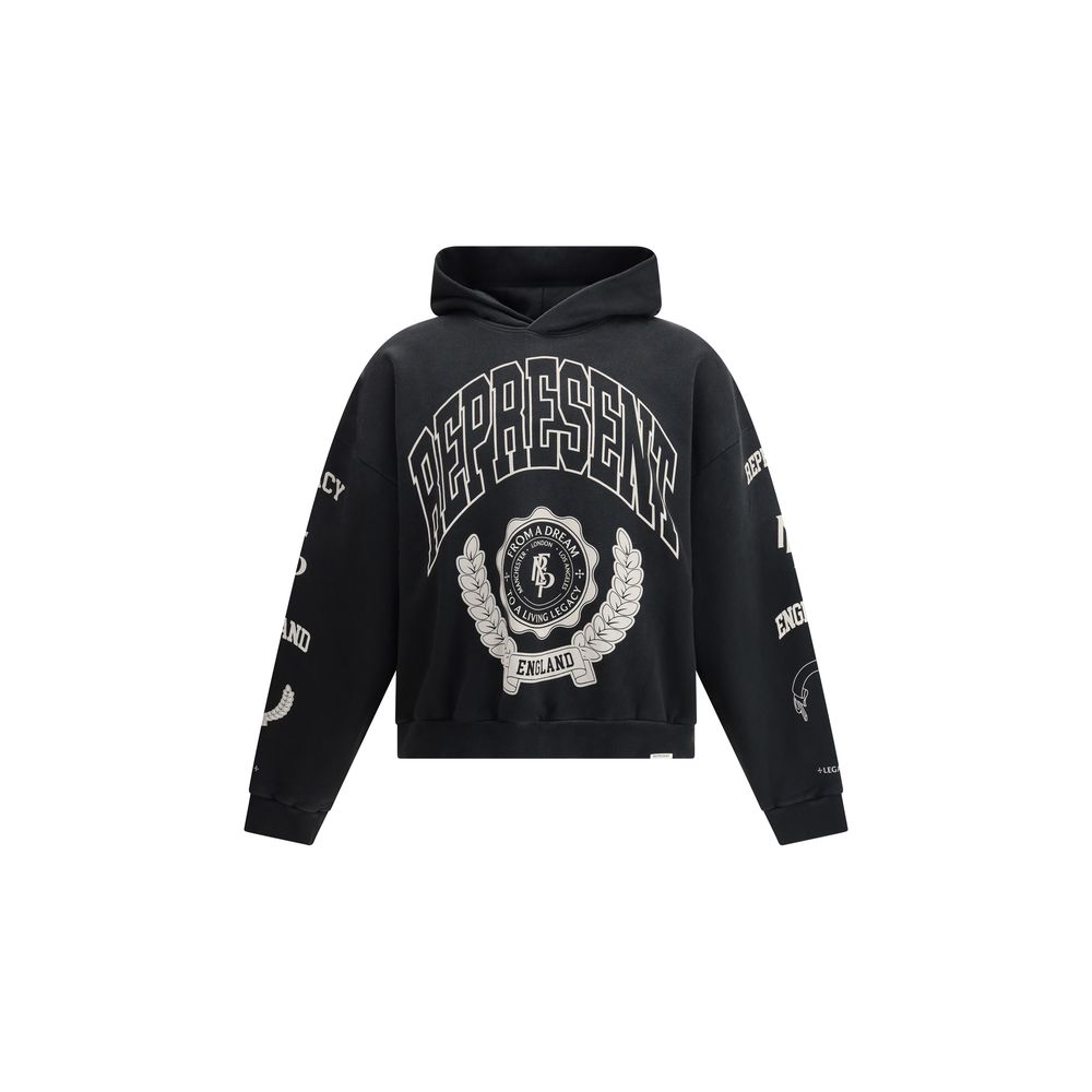 Represent Black Cotton Sweatshirt