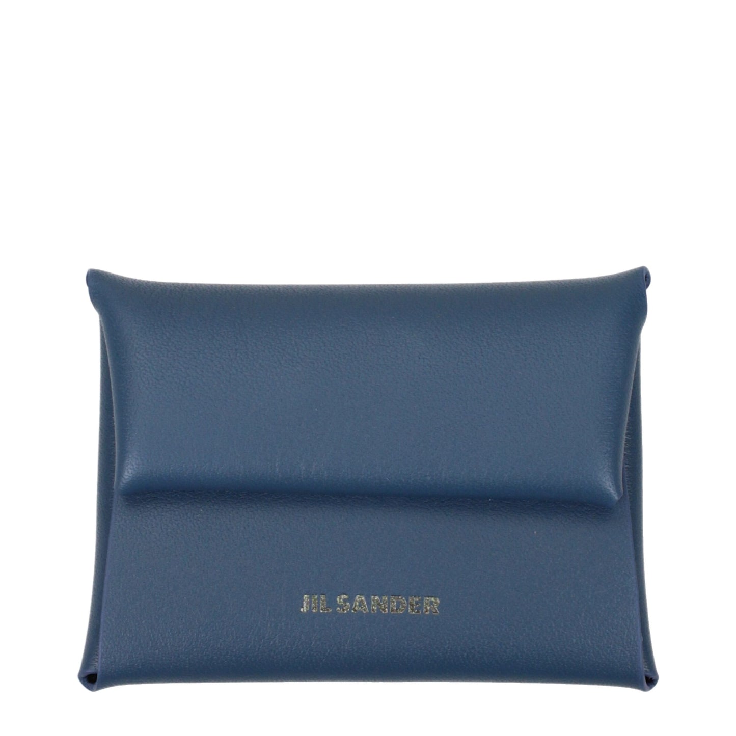 Jil Sander Blue Leather Wallet