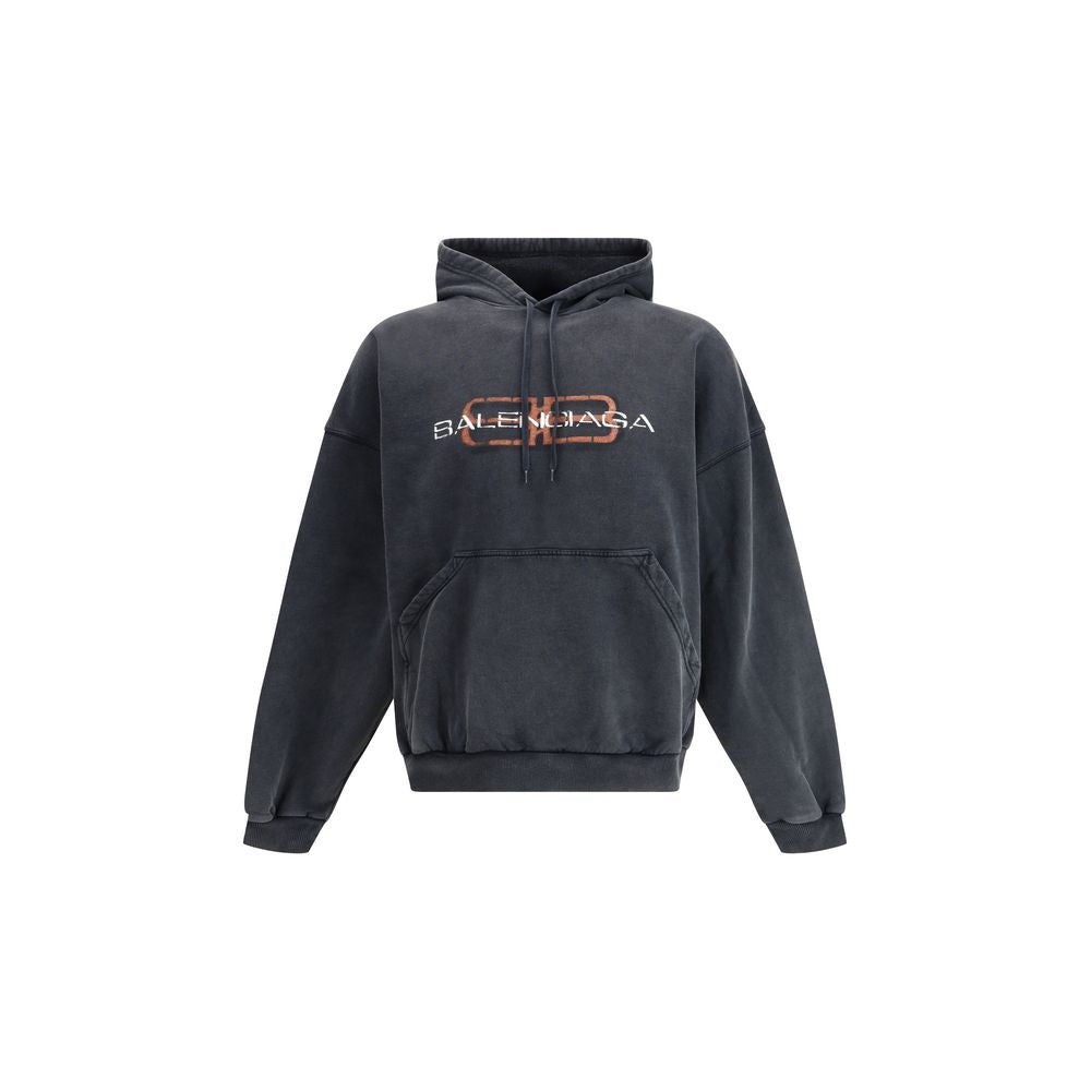 Balenciaga Black Cotton Sweatshirt